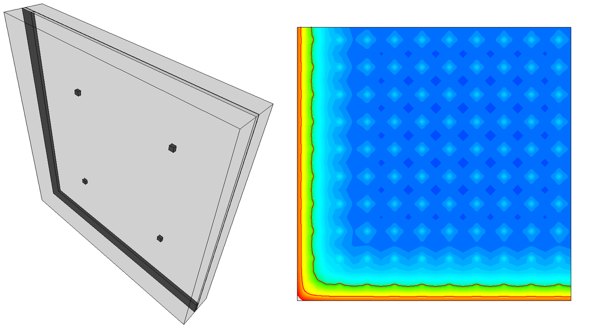 C10-Thermal simulation of vacuum glazing